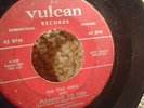 rare THE FIVE OWLS orig 1955 doo wop 45 VULCAN