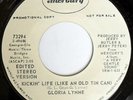 rare Crossover Soul 45 GLORIA LYNNE kickin' life Listen