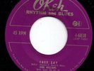 OKEH jump blues R&B 45  EARL WILLIAMS - They Say