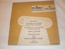COLUMBIA ML 4002/ BACH/ ADOLF BUSCH, violin/ MAGNES etc