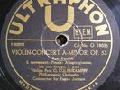 4X78 SET-DVORAK- VIOLIN CONCERT IN A MINOR-KULENKAMPFF