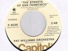 Pat Williams Streets of SF Promo Capitol Funk 45 Hear
