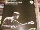 BEETHOVEN Piano Concerto No1 RECUT 2xLP PIERINO GAMBA