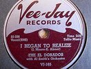 THE EL DORADOS  I BEGAN TO REALIZE  VEE JAY DOO WOP 78