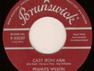PEANUTS WILSON cast iron arm BRUNSWICK 45rpm RARE