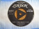 EX.THE TUNE WEAVERS,HAPPY BIRTHDAY BABY.TRI LONDON 1957