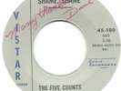 THE FIVE COUNTS - Going Away From You - 1965