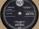 ELVIS PRESLEY - A Fool Such As I 78 rpm disc (A++ COND)