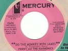 PERRY & HARMONICS Soul Funk 45 MONKEY WITH JAMES *hear*