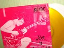 AC/DC Let It Boogie YELLOW VINYL RARE LP 1991 T.N.T 33