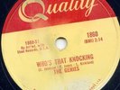 GENIES -WHO'S THAT KNOCKING -78 RPM -1959 DOO-WOP -RARE