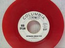 BOB DYLAN SUBTERRANEAN HOMESICK BLUES RED VINYL WLP 7