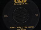 ROCKABILLY 45 ROY WAYNE HONEY WONT YOU LISTEN CLIF HEAR