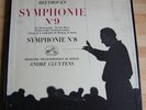 CLUYTENS BEETHOVEN 9 RARE FRENCH 2LP BOX ASDF 105/106
