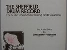 SHEFFIELD DRUM RECORD IMPROVISATIONS KELTNER / TUTT LP