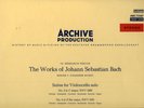 FOURNIER BACH SOLO CELLO 3&4 ARCHIVE RED STEREO