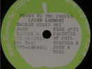 JOHN LENNON Power To People 1971 APPLE ACETATE BEATLES