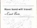 COUNT BASIE & 14 Other Band Member AUTOGRAPHS..LOOK