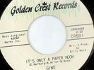 rare Northern Soul R&B 45 GINO on GOLDEN CREST Hear