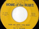 rare Soul R&B 45 5 ROYALES take me with you baby Listen