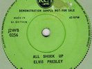 ELVIS - ALL SHOOK UP - RARE UK GREEN DEMO
