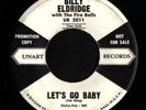 ROCKABILLY 45 BILLY ELDRIDGE LET'S GO BABY UA DJ HEAR
