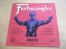 Franck/Wilhelm Furtwangler UK LP DECCA LXT 2905