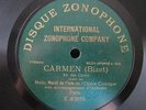 Marie de l'Isle Carmen Zonophone X-83079 78 rpm