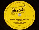 LIGHTNIN' HOPKINS 78 RPM RECORD NOTHIN BUT THE BLUES
