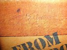 Beatles Liverpool Box signed by George and Ringo COA
