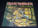 IRON MAIDEN piece of mind COLOMBIA LP UNIQUE BACK COVER