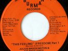 rare Soul Funk 45 JULIUS BROCKINGTON this feeling Hear