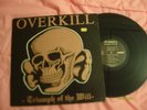 Overkill - Triumph Of The Will 1985- LP power