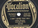 LISTEN-Rare Blues 78- Hokum Boys-I Ain't Going That Way