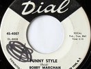 rare Soul 45 BOBBY MARCHAN funny style DIAL Listen