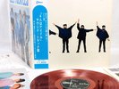 BEATLES help JAPAN orig LP w/OBI pinup RED VINYL rare