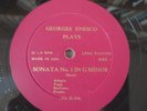 GEORGES ENESCO VIOLIN BACH SONATAS CONTINENTAL 3LP