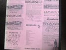 BOB DYLAN BROADSIDE BALLADS  ORIG'64 LP &BOOK