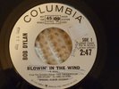 BOB DYLAN- BLOWIN' IN THE WIND- WHITE LABLE PROMO VG+