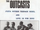 PUNK-THE OUTCASTS-JUSTA NOTHER TEENAGE REBEL-UK+PS