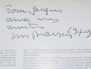 GEORGES BRASSENS Mécréant 33T LP DEDICACE AUTOGRAPHE