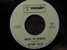Alton Ellis 45 TRANQUILITY Back To Africa RARE REGGAE
