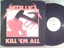 METALLICA - Kill Em All LP (Megaforce Original) + Lyric
