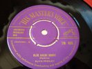 ELVIS PRESLEY BLUE SUEDE SHOES HMV PURPLE/GOLD 7