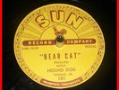 SUN LABEL 181 RUFUS THOMAS JR BEAR CAT 78 RPM RECORD