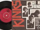 THE KINKS SEE MY FRIEND DANISH 45+PS 1965 FREAKBEAT MOD