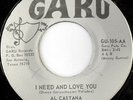 rare Texas Soul 45 AL CASTANA on GARU Listen