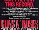 Guns N' Roses - Welcome to the Jungle Promo Record
