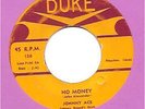 Johnny Ace 45 DUKE 136 No Money/Pledging My Love