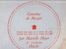 Marcelle MEYER plays MOZART Frenh DISCOPHILES DF 37 NM